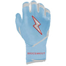 Bruce Bolt Signature Series Long Cuff Batting Glove - HAPP BABY BLUE - Long Cuff