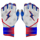 Bruce Bolt Creator Series Brandon Nimmo Long Cuff Batting Glove - Nimmo-Stars and Stripes