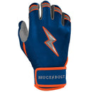 Bruce Bolt Brandon Nimmo Series Short Cuff Batting Glove - Nimmo Blue