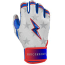 Bruce Bolt Creator Series Short Cuff Brandon Nimmo Batting Glove - Stars and Stripes