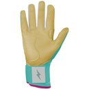 Bruce Bolt Tatis Jr. Signature Series Short Long Cuff Batting Glove - Tatis - Mint/Pink