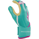 Bruce Bolt Tatis Jr. Signature Series Short Long Cuff Batting Glove - Tatis - Mint/Pink