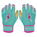 Bruce Bolt Tatis Jr Series Short Cuff Batting Glove - Tatis Mint/Pink
