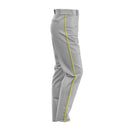 SIS Pro-Line Softball/Baseball Game Pants (Grey w/Colored Piping)