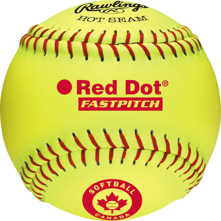 Rawlings Red Dot Fastpitch 11" Ball Dozen - PX11RYLC