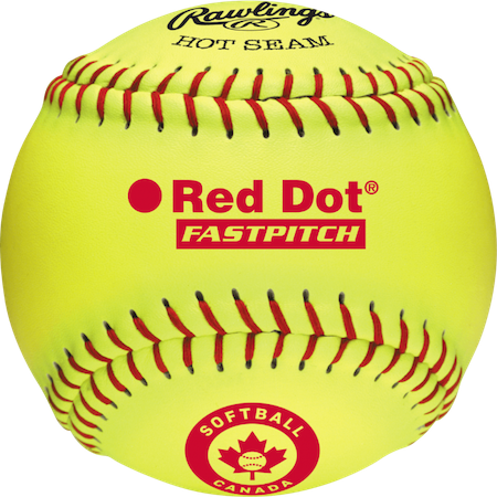 Rawlings Red Dot Fastpitch 11" Single/Individual Ball Dozen - PX11RYLC-INDIVIDUAL