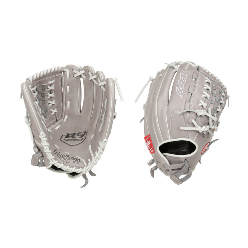 Rawlings R9 Series 12.5" Fastpitch Fielding Glove With Finger Shift  R9SB125FS-3G