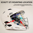 SHOC Softball Helmet Visor - Clear Sunset