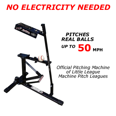 Louisville Slugger UPM 50 Black Flame Pitching Machine - LSL60222