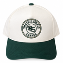 Smash it Sports Canada Round Logo Vintage Snapback Hat - PAC-P814-SISC-ROUND