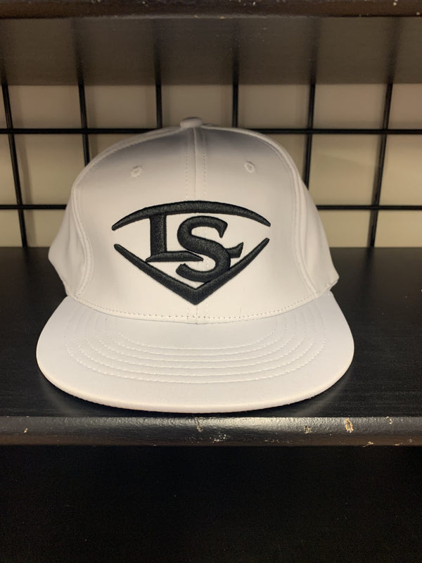 Louisville Slugger Branded Elements Hat   WHT/WHT/BLK - LSH700-WHT/WHT/BLK