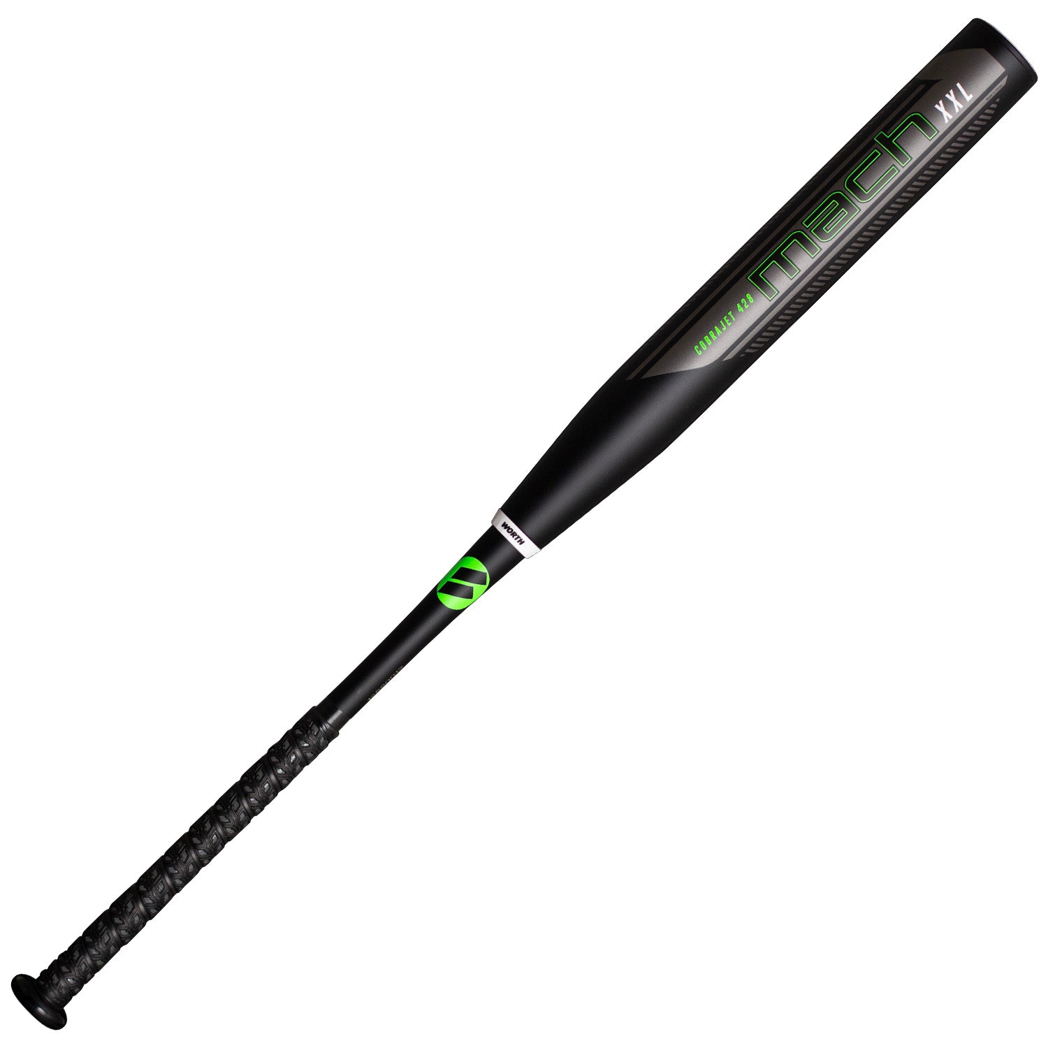 2022 Worth Mach 1 Cobra Jet 428 XXL End-Load 2-Piece (USSSA) Slowpitch Bat
