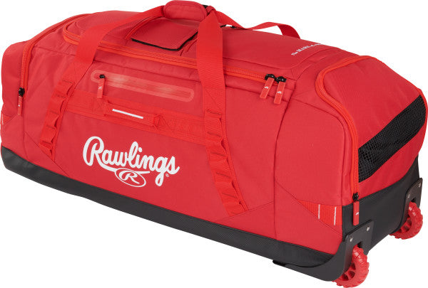 Rawlings Yadi2 Wheeled Black Equipment Bag - YADI2WHBG