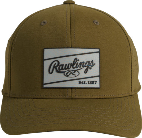 Rawlings Dark Green Performance Snapback Hat - RWHPF-DG