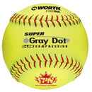 Worth SPN 12" Singel/Individual Gray Dot Dozen - YSS40RSS3-INDIVIDUAL